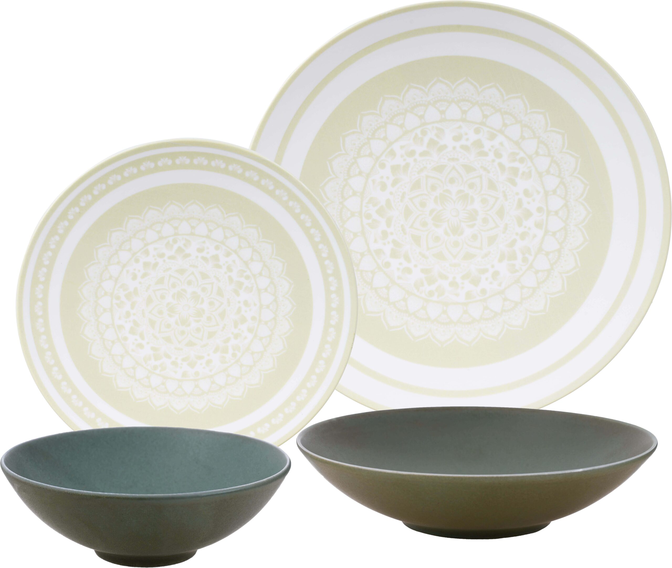 131_zhmr4xkiola1t9es_zfy0gx.jpg طقم عشاء بورسلين لوتس،24قطعة ميكس أندماتش أندلسية بوستاج - الصورة 1