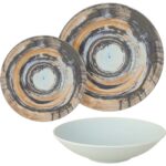 طقم عشاء كوب  بورسلين لوتس، 18 قطعة  برلين