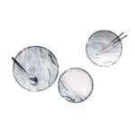 طقم عشاء كوب  بورسلين لوتس، 18 قطعة