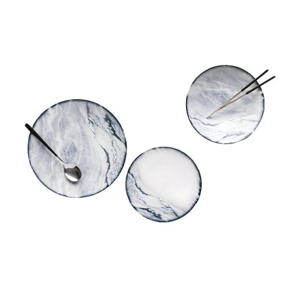 طقم عشاء كوب  بورسلين لوتس، 18 قطعة