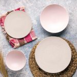 طقم عشاء بورسلين لوتس،24قطعة