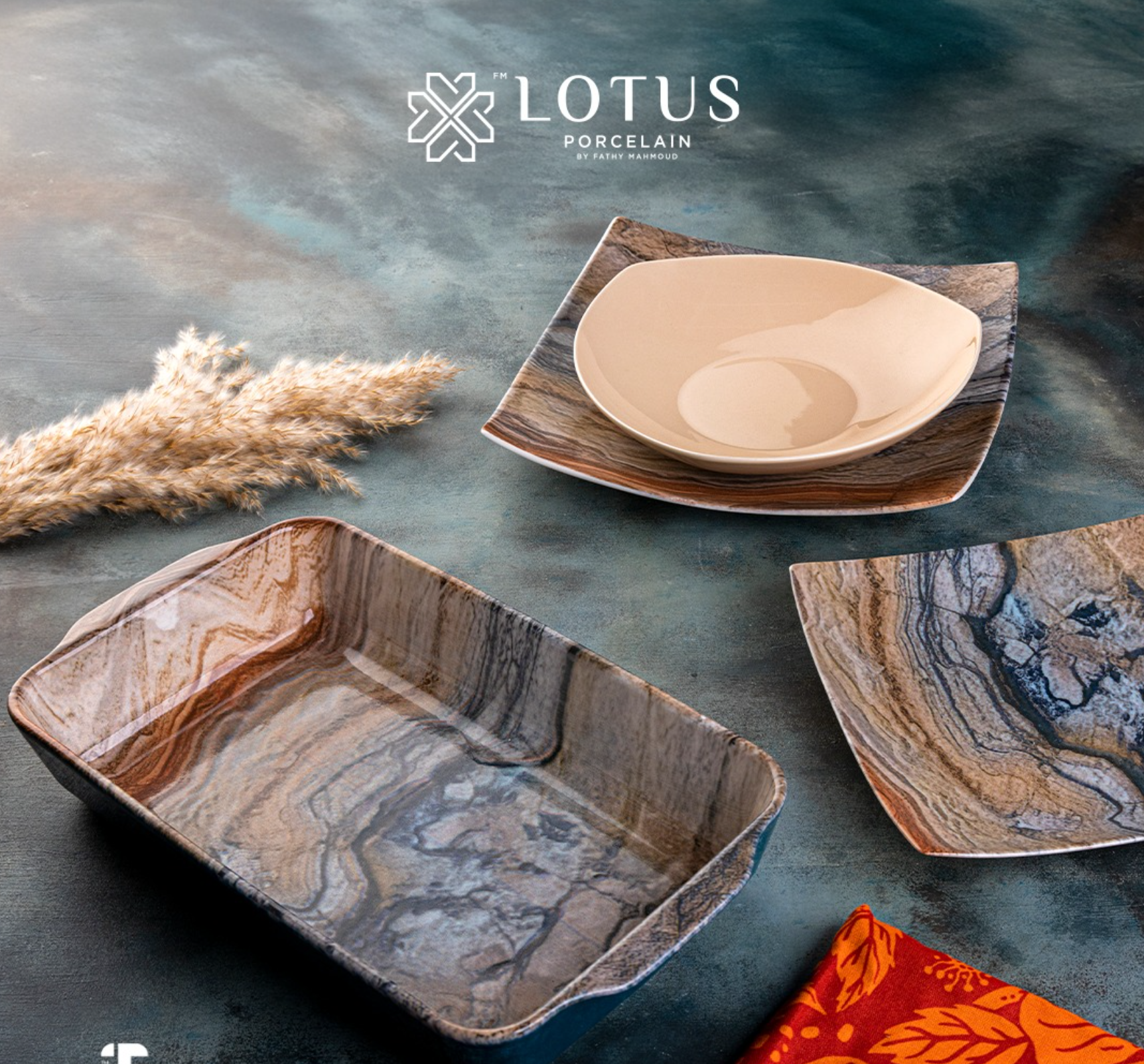 d69e8156-f634-4a72-a42e-014c149b8934.png طقم عشاء بورسلين لوتس،19 قطعة - الصورة 1