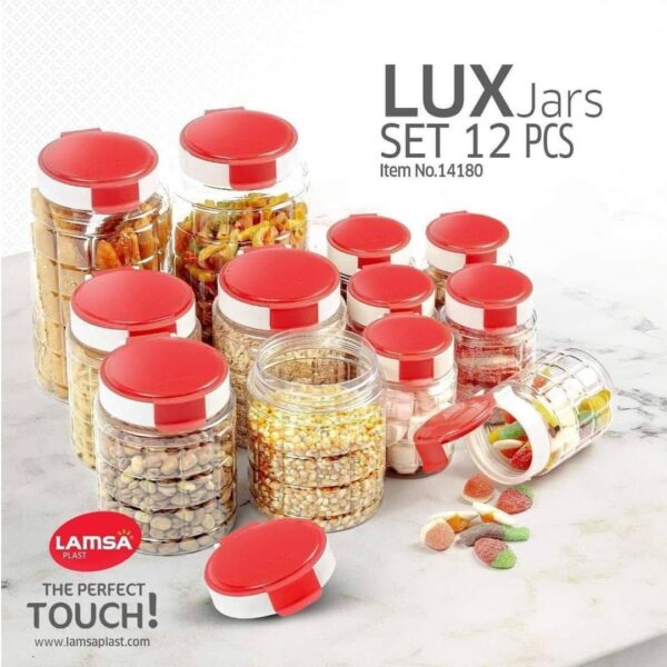 طقم برطمانات لمسة 12 قطعه