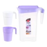 دورق توب من لمسة مع 2 مج