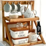 ميني كوفي كورنر خشب