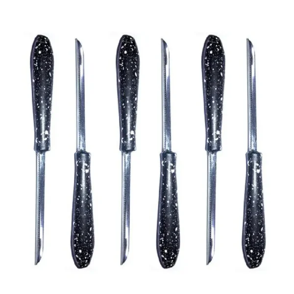 مقوار ستانلس يد جرانيت - 6 قطع