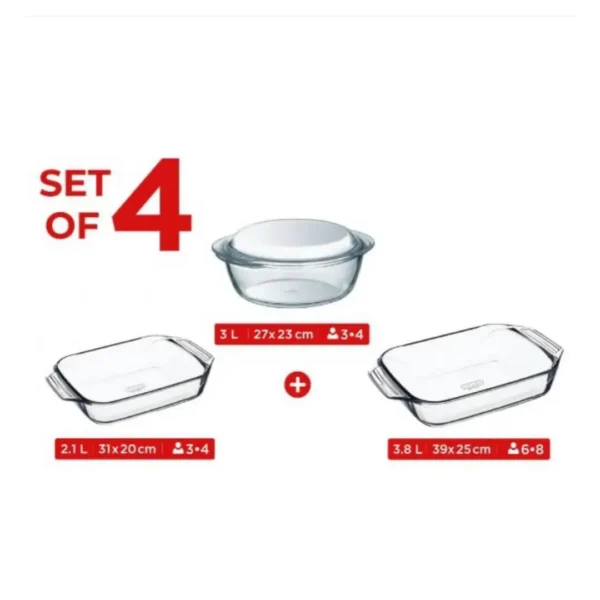 طقم بايركس 4 قطع