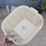 ⁦طبق أكريليك مع مصفاة ألوان متعدده للإستخدام اليومي⁩ - الصورة ⁦8⁩